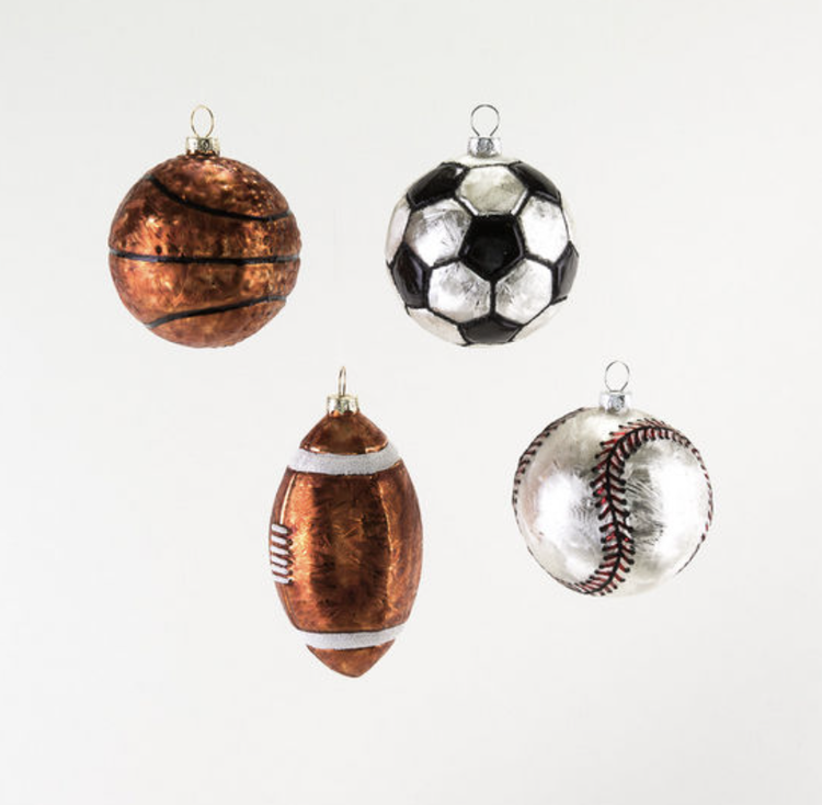 Glitterville Sport Balls Ornament