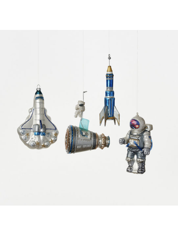 Glitterville Space Ornament