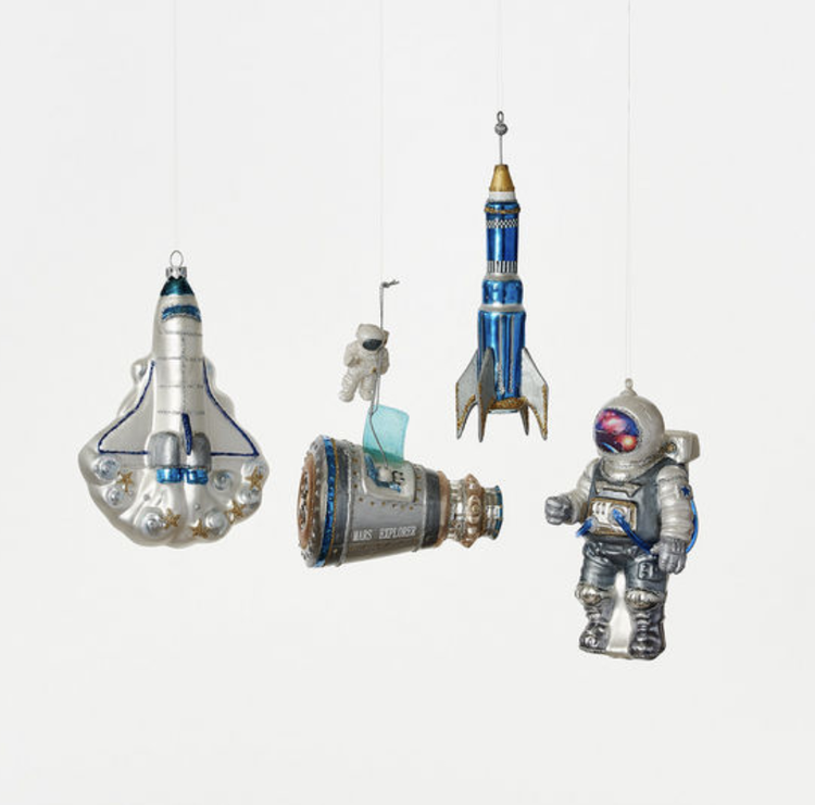 Glitterville Space Ornament