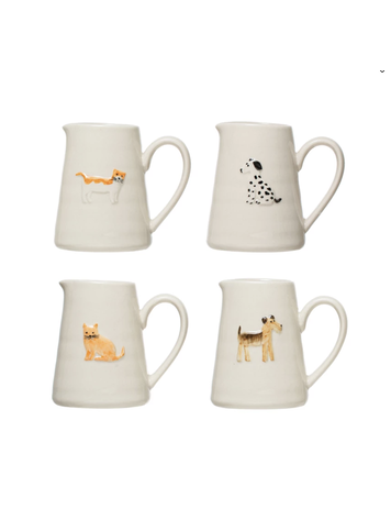 Creative Co-Op Handpainted Creamer