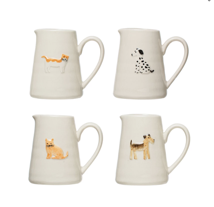 Creative Co-Op Handpainted Creamer