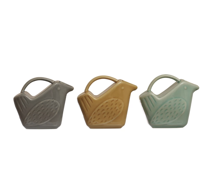 Creative Co-Op 5 oz. Stoneware Bird Shaped Creamer