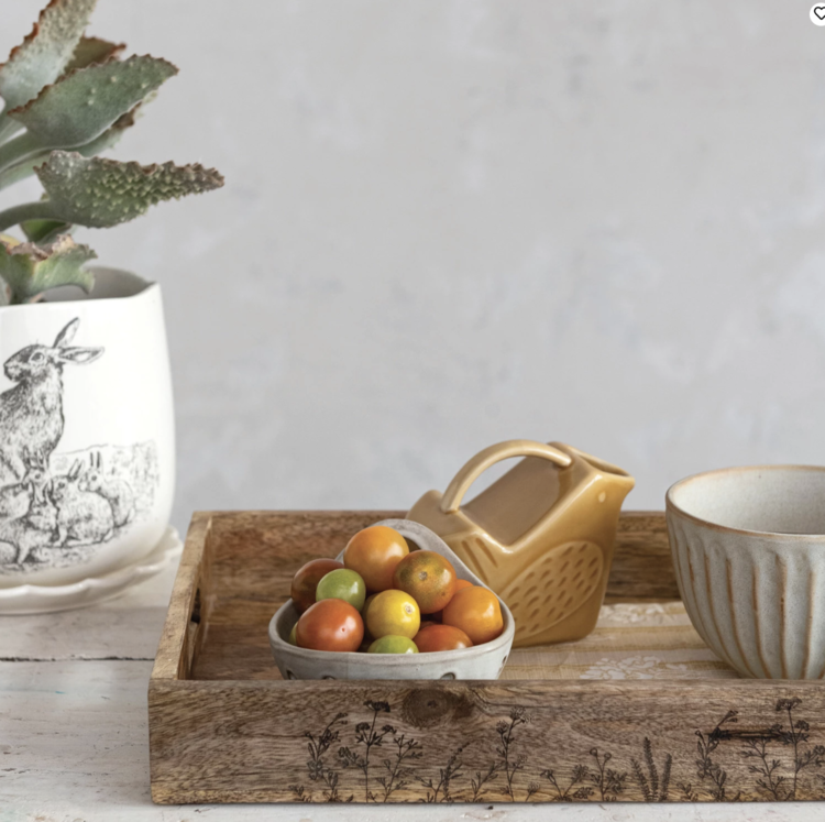 Creative Co-Op 5 oz. Stoneware Bird Shaped Creamer