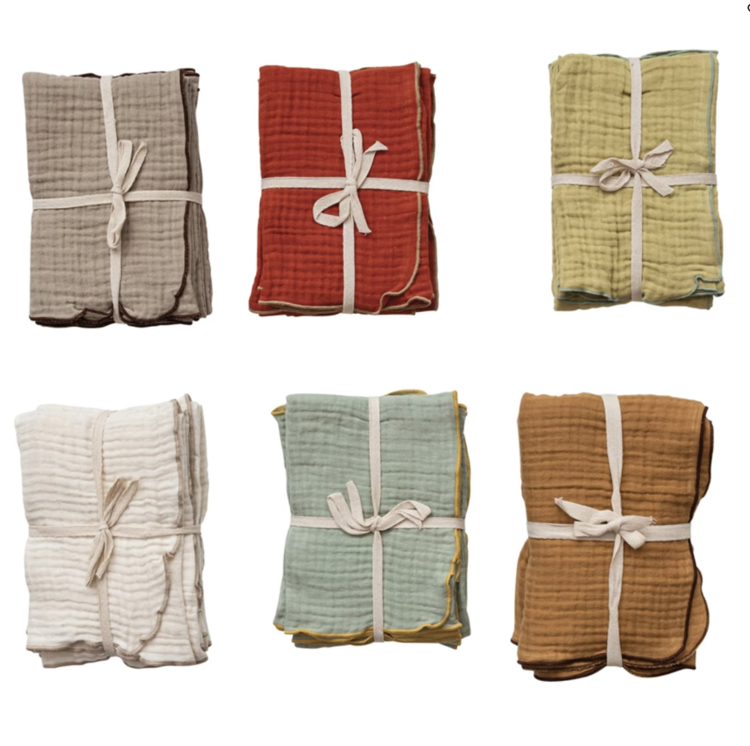 Creative Co-Op Woven Cotton Double Cloth Napkin