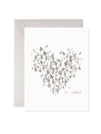 E. Frances Paper Studio Starlings Condolence