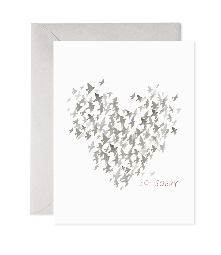 E. Frances Paper Studio Starlings Condolence