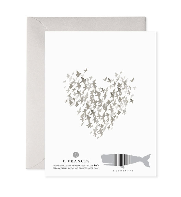 E. Frances Paper Studio Starlings Condolence