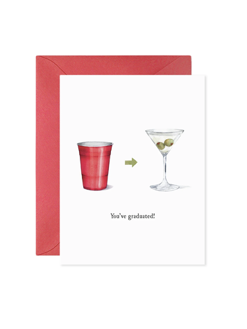 E. Frances Paper Studio You've Graduated Martini