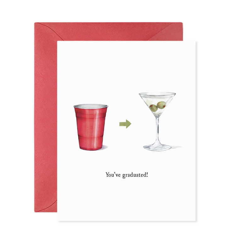 E. Frances Paper Studio You've Graduated Martini