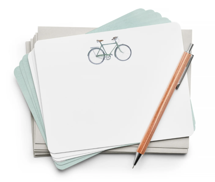 E. Frances Paper Studio Bicycle Flat Notes