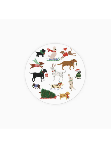 Seedlings 12 Dogs of Christmas  Coaster