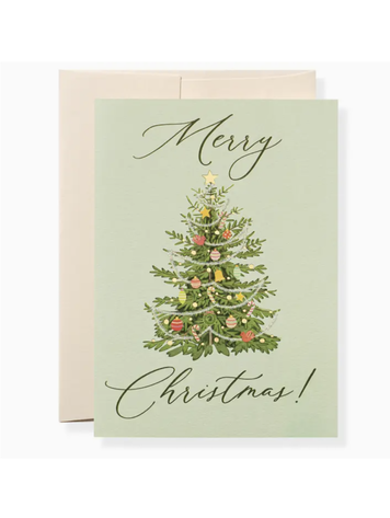 Karen Adams Designs Christmas Tree Greeting Card