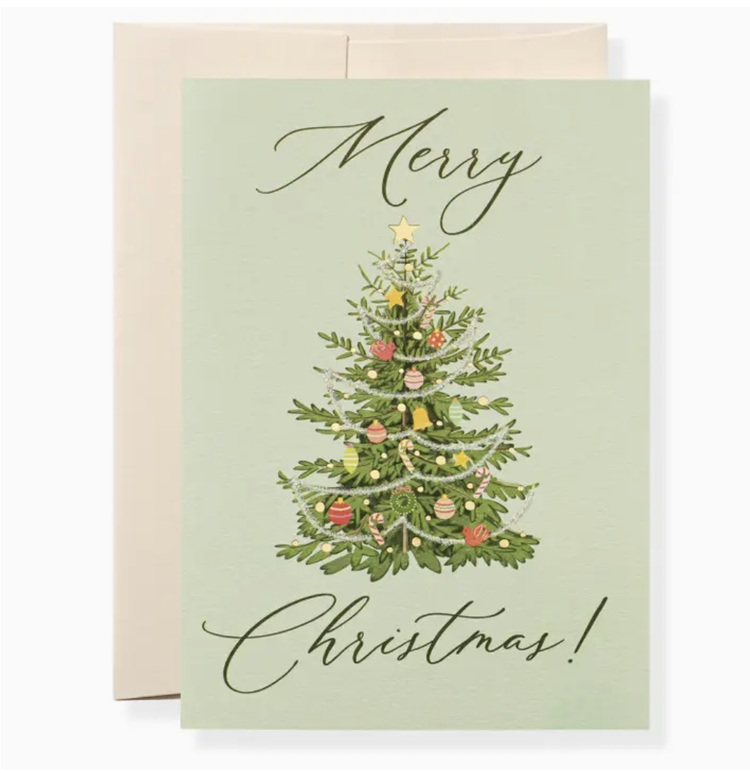 Karen Adams Designs Christmas Tree Greeting Card
