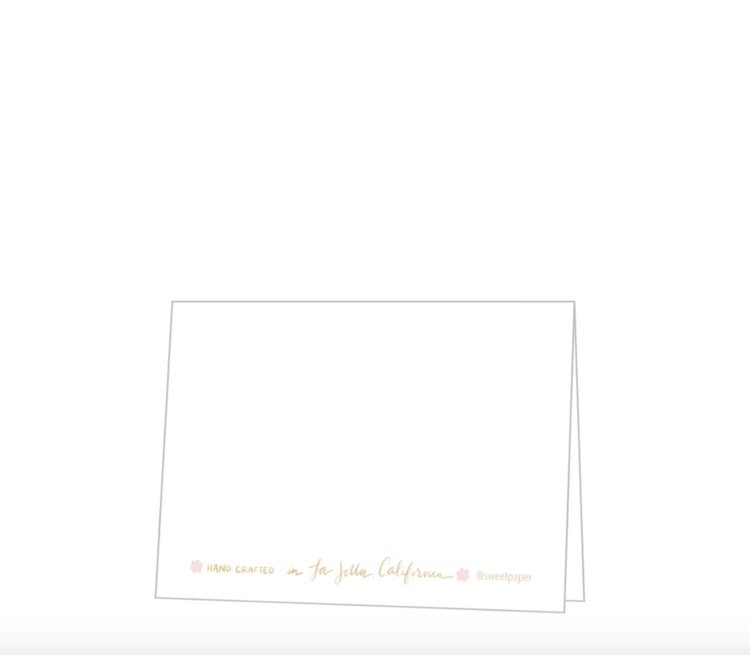 Sweet Paper Custom Hi La Jolla Card