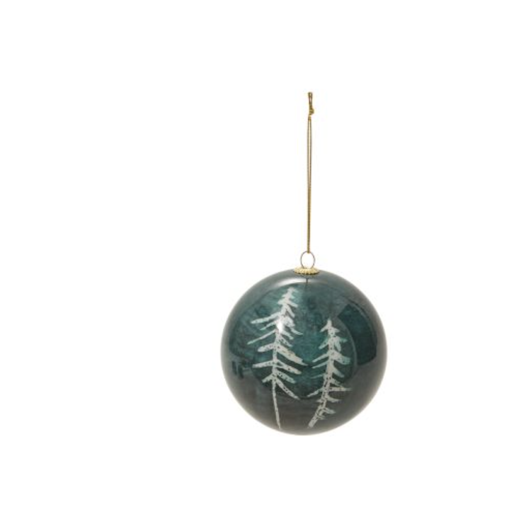 Accent Decor Brinley Ornament, Green