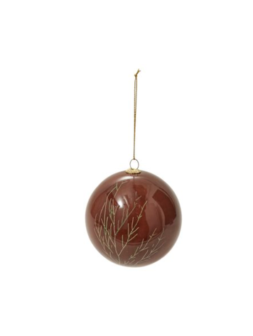 Accent Decor Brinley Ornament, Red