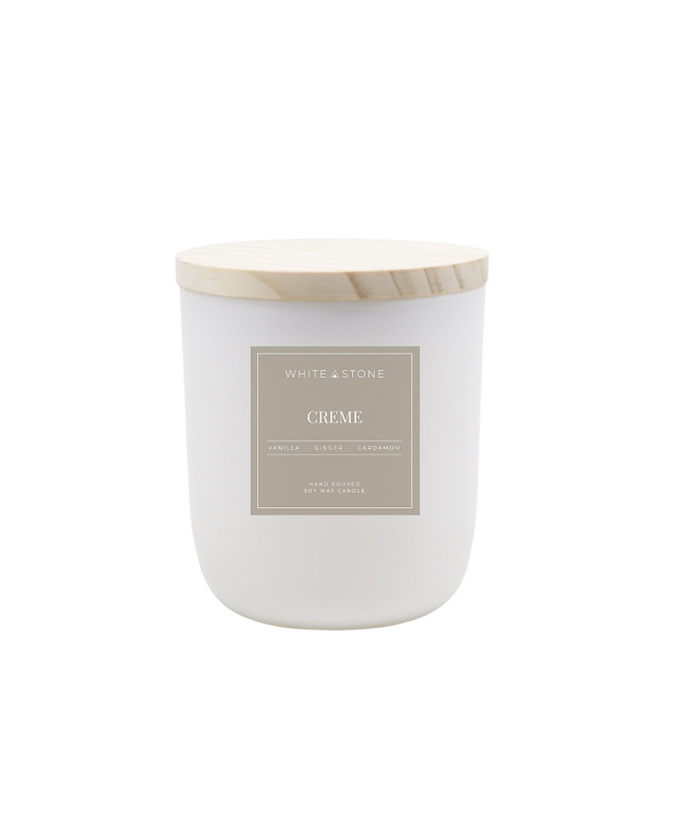 White Stone Candles 8 Oz Fall - Winter Candles