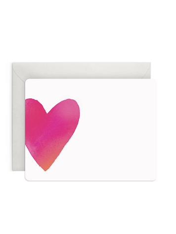 E. Frances Paper Studio Big Heart Flat Notes