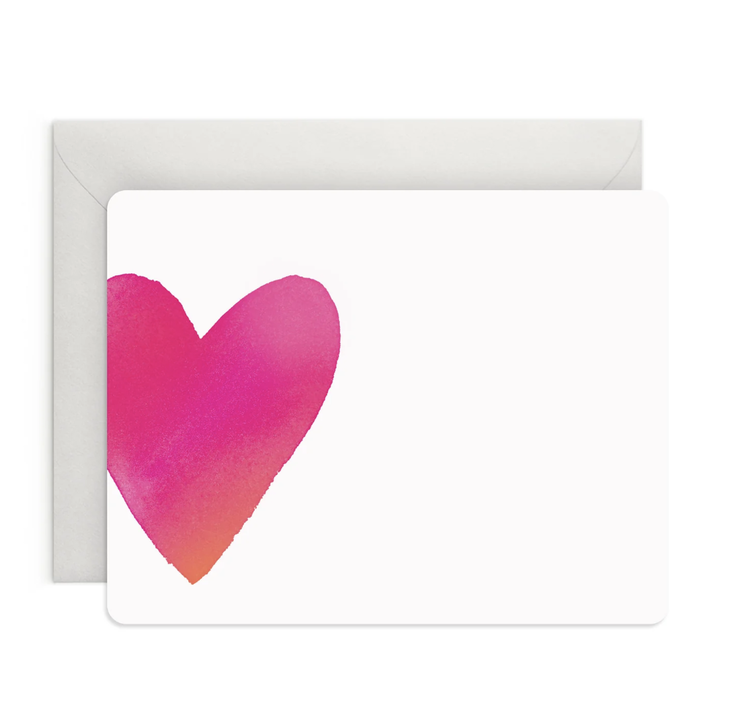 E. Frances Paper Studio Big Heart Flat Notes