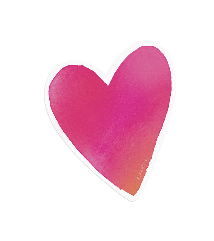 E. Frances Paper Studio Big Heart Sticker