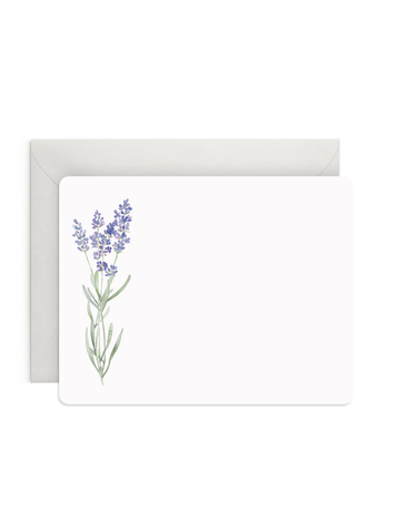 E. Frances Paper Studio Lavender Flat Notes