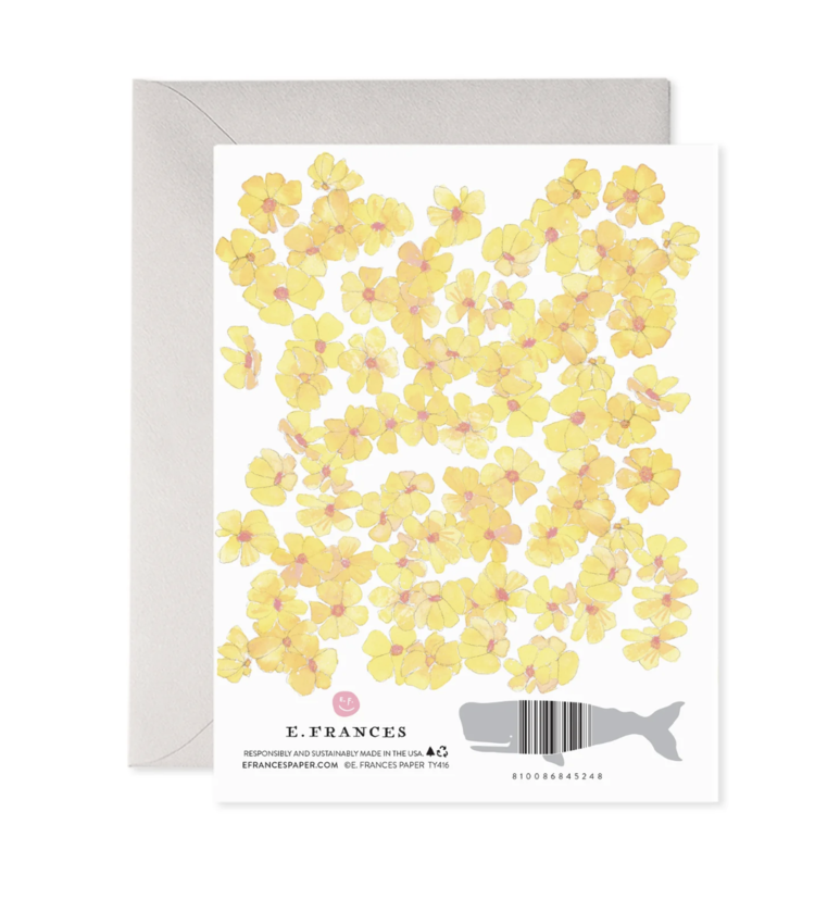 E. Frances Paper Studio Yellow Flowers Boxed Set