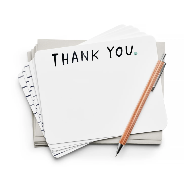 E. Frances Paper Studio Thank You Flat Note Set