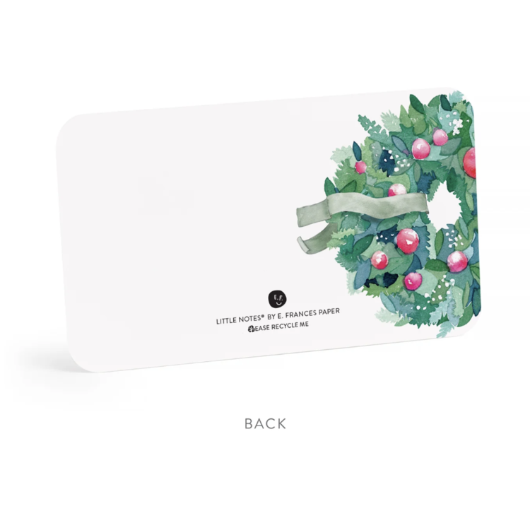 E. Frances Paper Studio Comfort & Joy Wreath Little Notes®