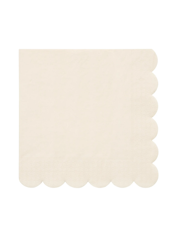 Meri Meri Large Cream Paper Napkins
