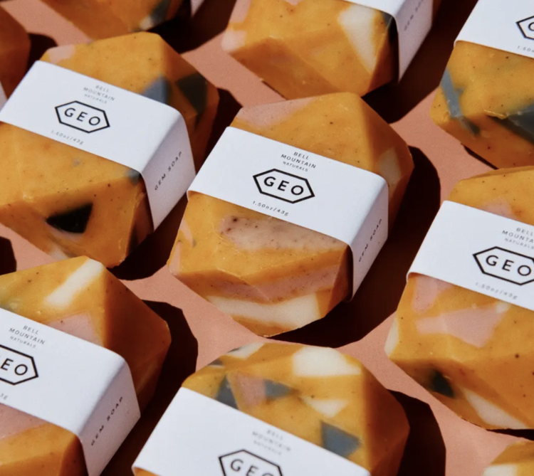 Bell Mountain Naturals Terrazzo Mini Gem Bar Soap