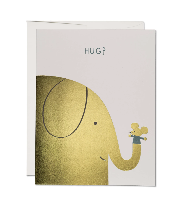 Red Cap Cards Elephant Hugs