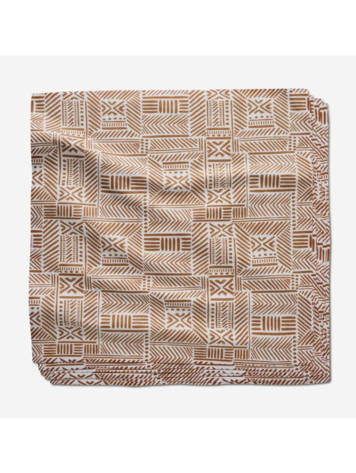 Geometry Mud Cloth Natural Dinner Napkin Set