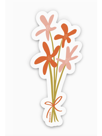 Dahlia Press Bunches Sticker