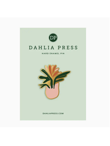 Dahlia Press Plant 1 Enamel Pin