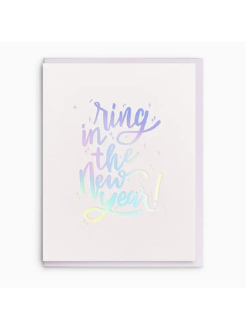 Dahlia Press Ring In The New Year Card