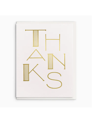 Dahlia Press Thanks Gold