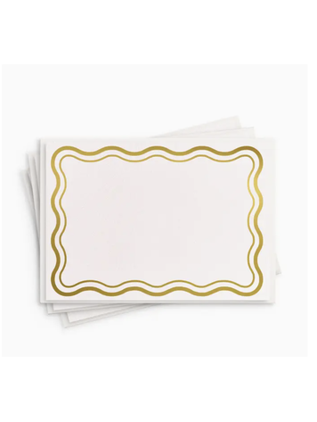 Dahlia Press Wave Fancy Flat Notes