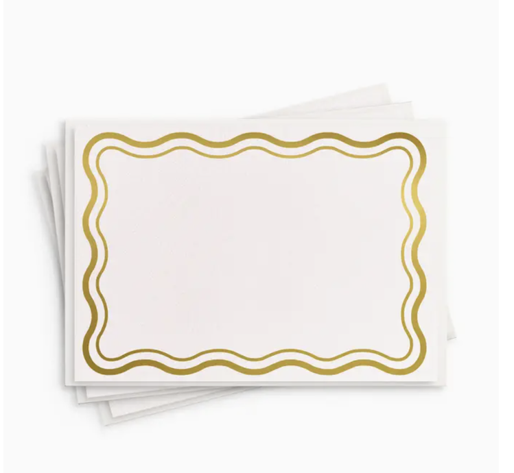 Dahlia Press Wave Fancy Flat Notes