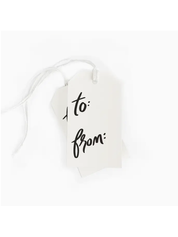 Dahlia Press Gift Tag - To/From