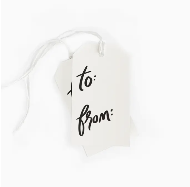 Dahlia Press Gift Tag - To/From