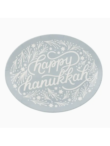 My Mind's Eye Happy Hanukkah Oval Tray