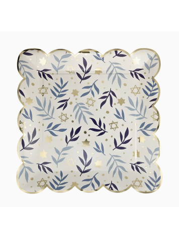 My Mind's Eye Stars & Branches Scalloped Square Plate