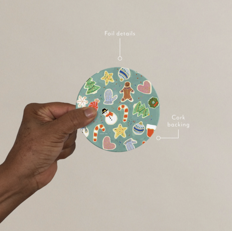 Seedlings Coaster Christmas Cookies