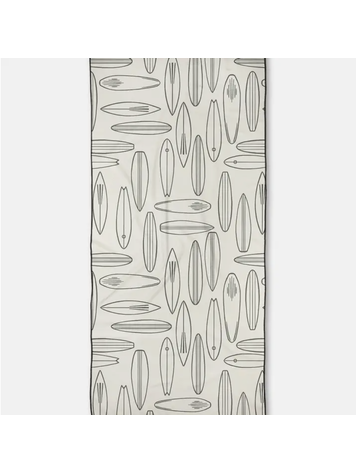 Geometry Cream Summer Surfing Beach Towel