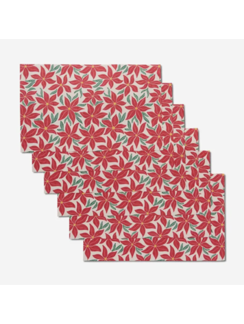 Geometry Poinsettia Party Not Paper Towel