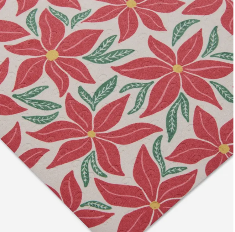 Geometry Poinsettia Party Not Paper Towel
