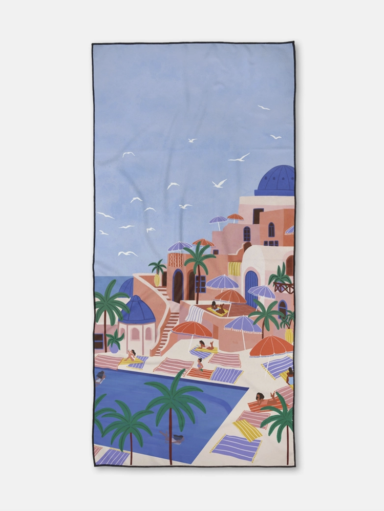 Geometry Summer Vacation Beach Towel