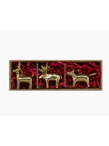 Made Market Co. Woodland Ornament Set Gold