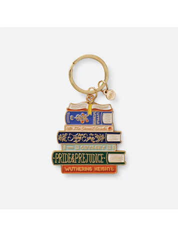 Rifle Paper Co. Book Club Enamel Keychain