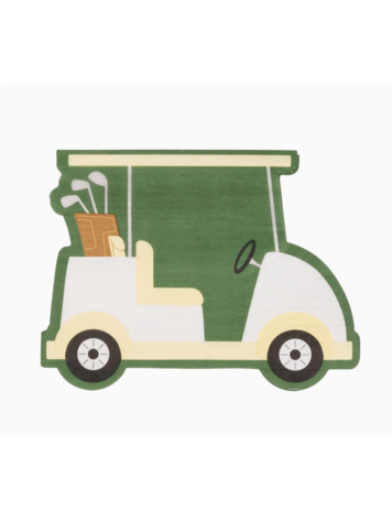 My Mind's Eye Golf Cart Shaped Napkins